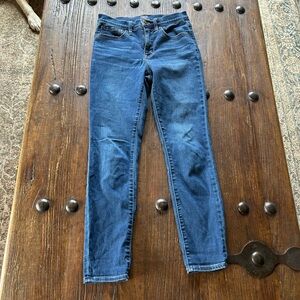 J. Crew Women's Skinny Jeans in Deep Blue